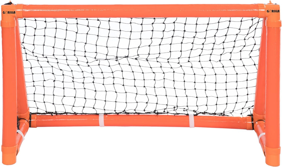 Phoenix Sporting Goods Unisex-Jugend Gorilla Training Aufblasbares Hockey-Tor, Orange/Noir, TU