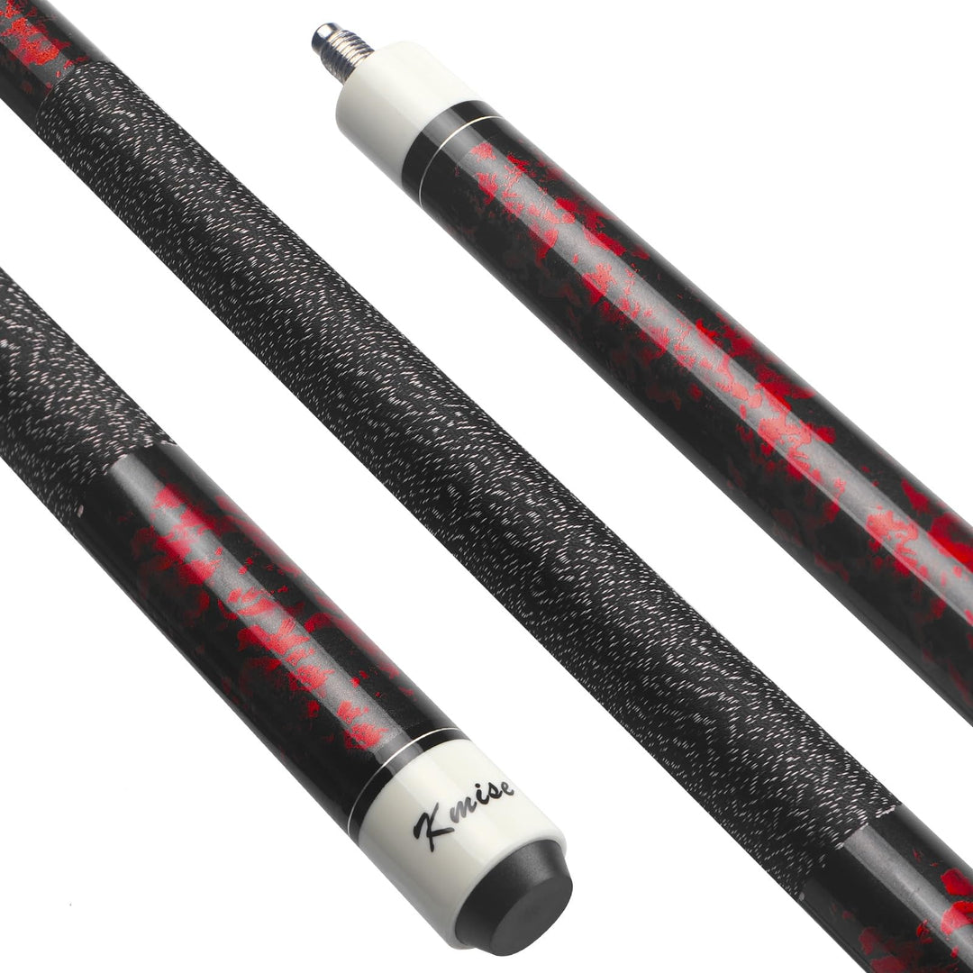 Kmise Queue-Set, 18–21 oz Professionelles Billardqueue aus kanadischem Ahorn, Neuer verbesserter Gri