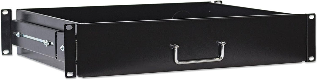 Intellinet 19" 48,3 cm Schublade 2 HE ( 350 mm Fachbodentiefe-Ausziehbar ) schwarz 714938 schwarz 2