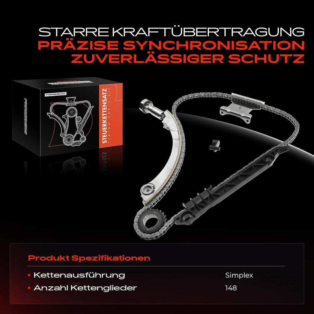 Steuerkettensatz für Astra J GTC Insignia A/Insignia A Sports Tourer G09 9-5 YS3G 2.0L 2008-2017 244