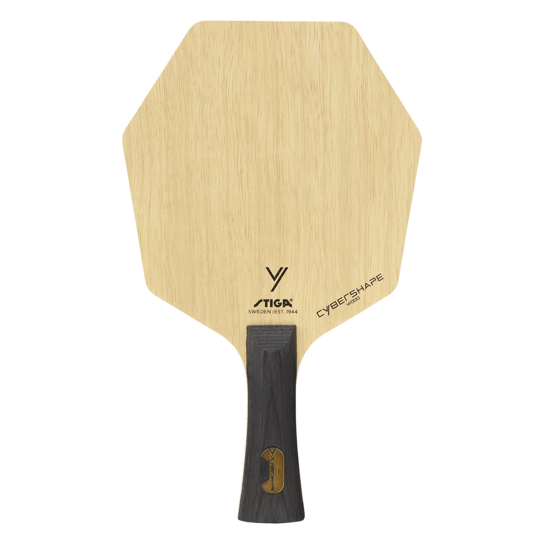 Stiga Cybershape Wood Tischtennis Holz – Tischtennisholz aus Holz mit exklusiver Cybershape-Form Kon