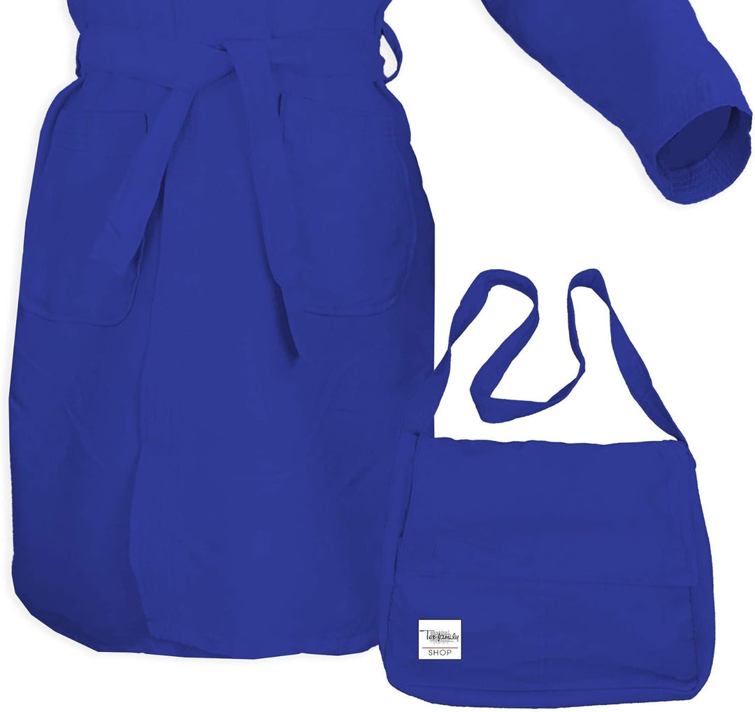 tex Family Bademantel Tecnico KIDDY Kinder Mädchen aus Mikrofaser Bluette - 4-6 Jahre