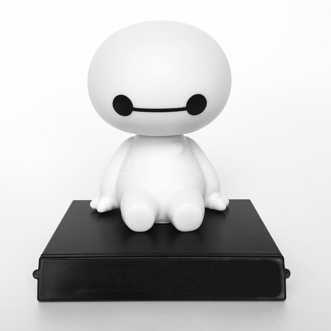 Anime Baymax Zubehör für Damen und Herren, Wackelkopf-Figuren, Armaturenbrett-Dekorationen, Wackelko