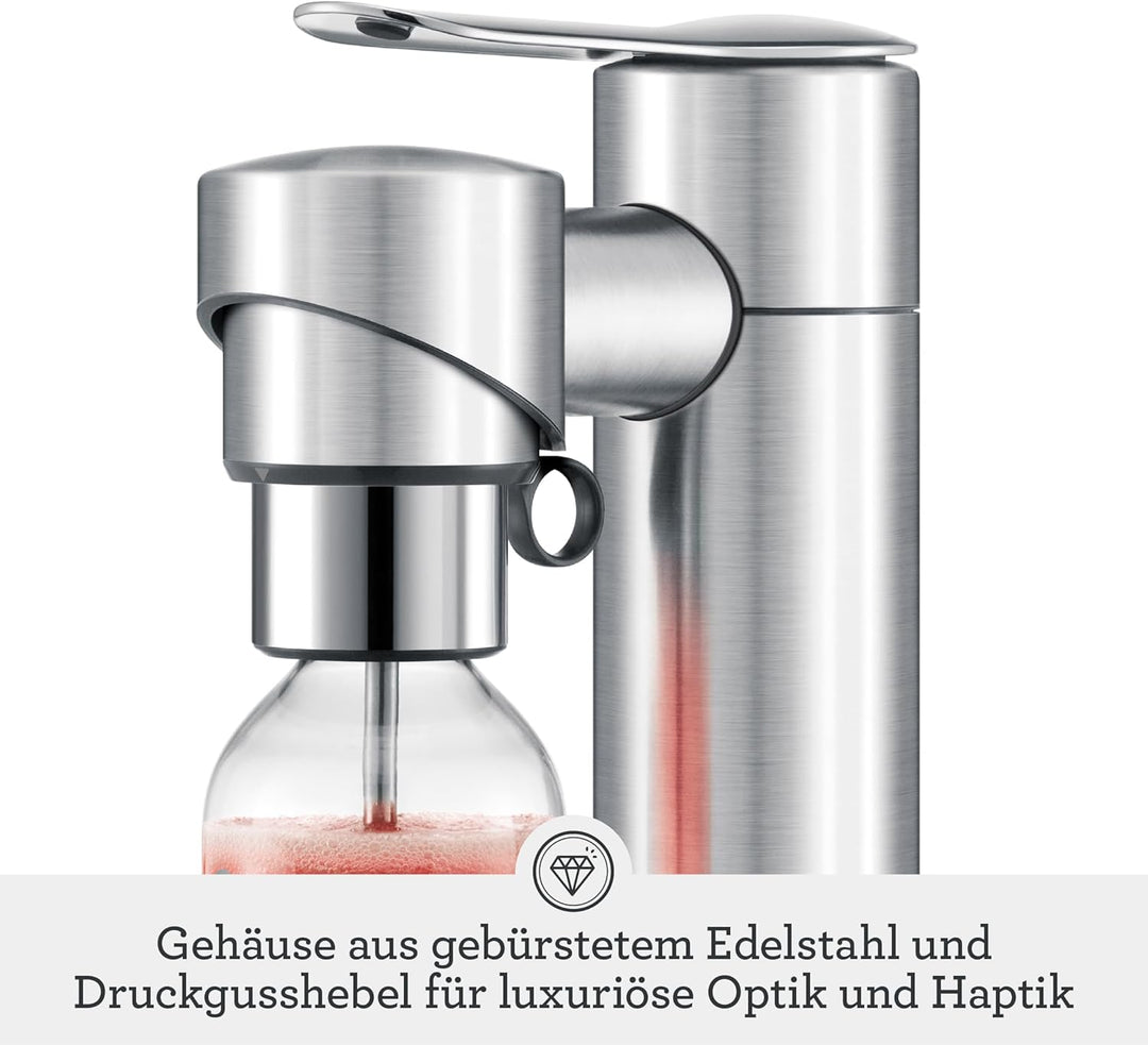 Sage - The InFizz Fusion Home Soda Maker - Für sprudelndes Wasser, Saft, Tee, Cocktails und alle spr