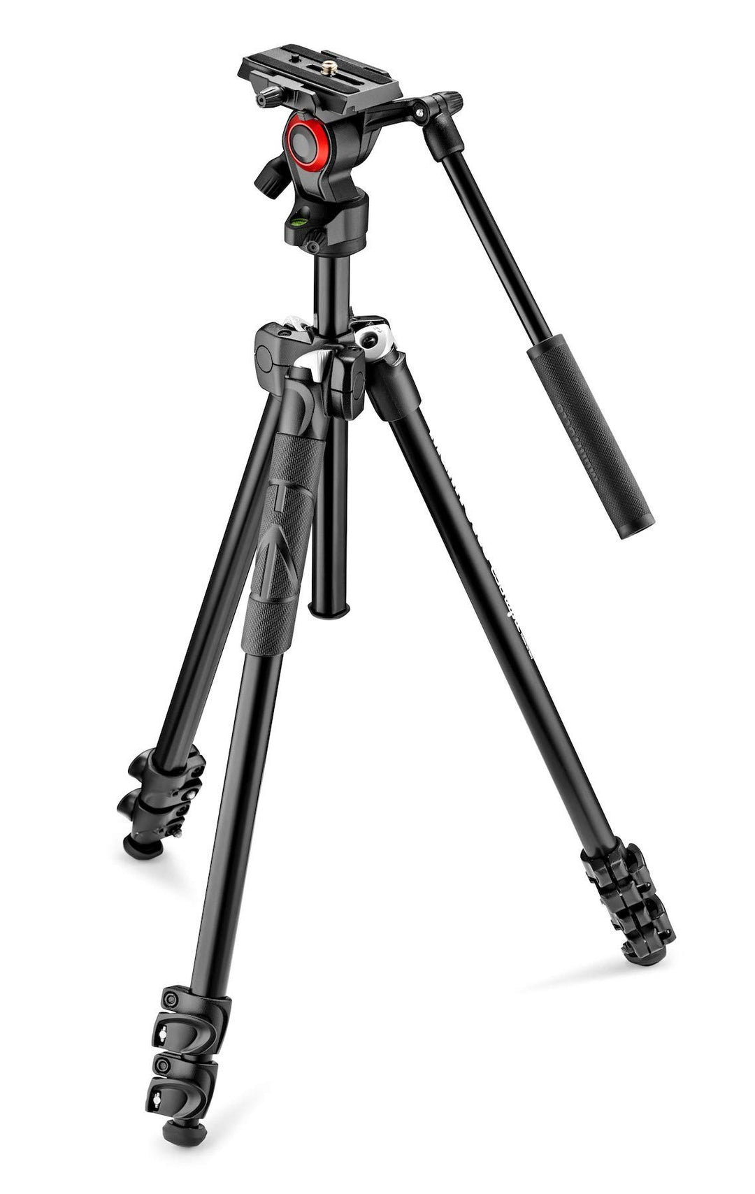 Manfrotto mk290lta3-v Kit 290 Leichtes Stativ mit Video-Fluidkopf, schwarz Single, Single