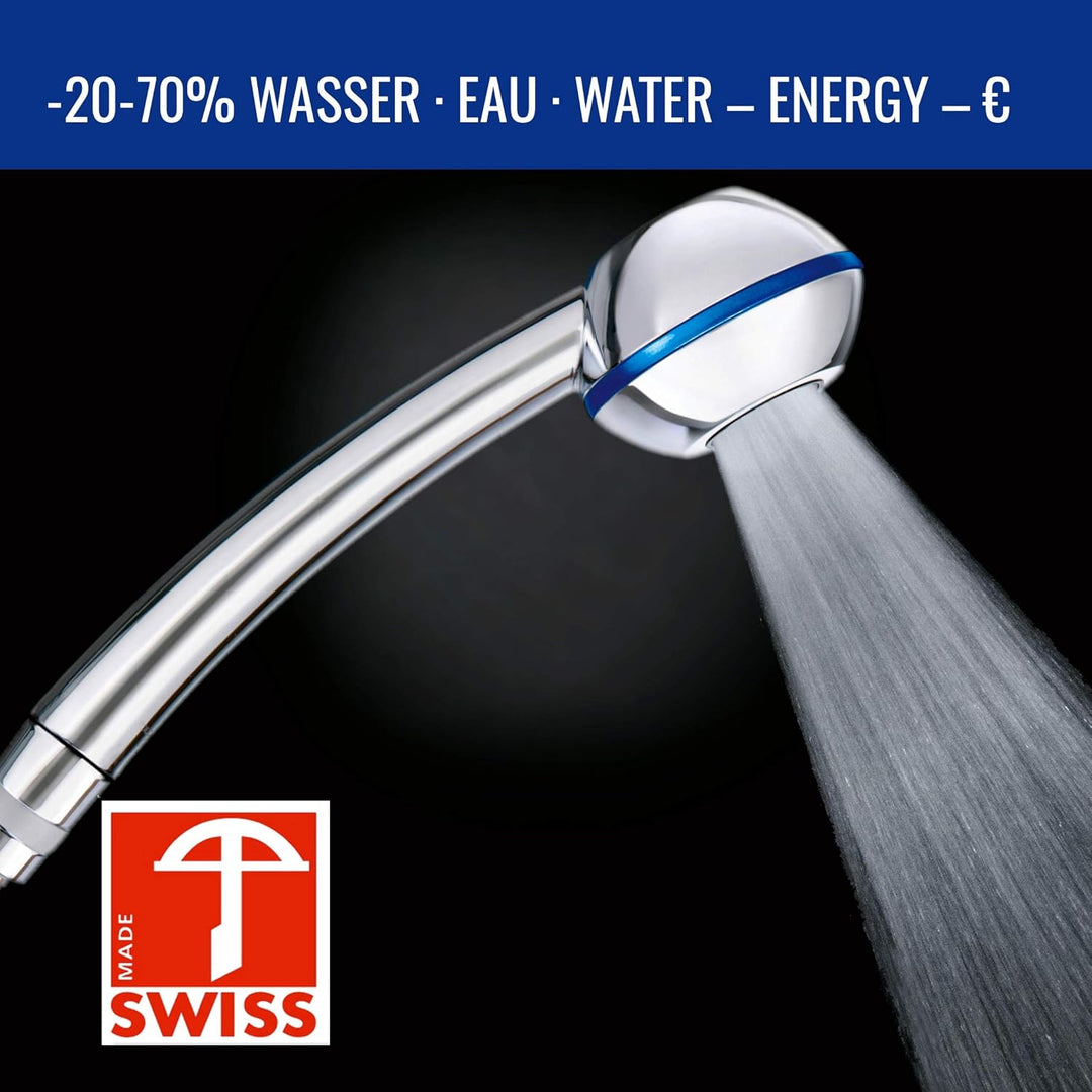 Brause SwissClima BLUE POWER! kräftiger Druck | wassersparend | verkalkungsfrei | umweltschonende Ec