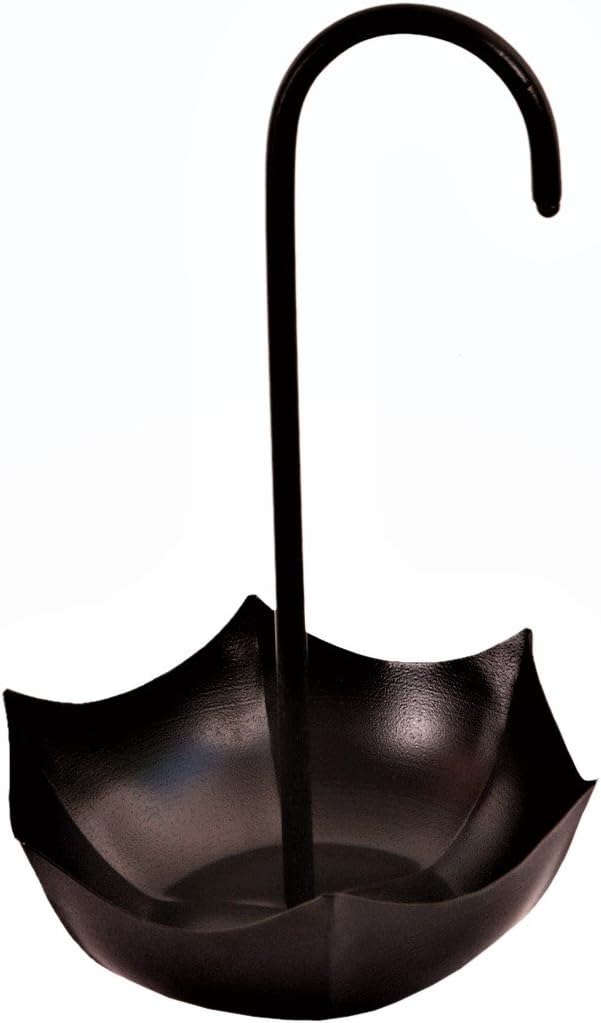 Purpledip Iron Serving Platter Snacks Tray for Chips, Fries, Salads Or Knick-knacks 'Rainy Day' (112