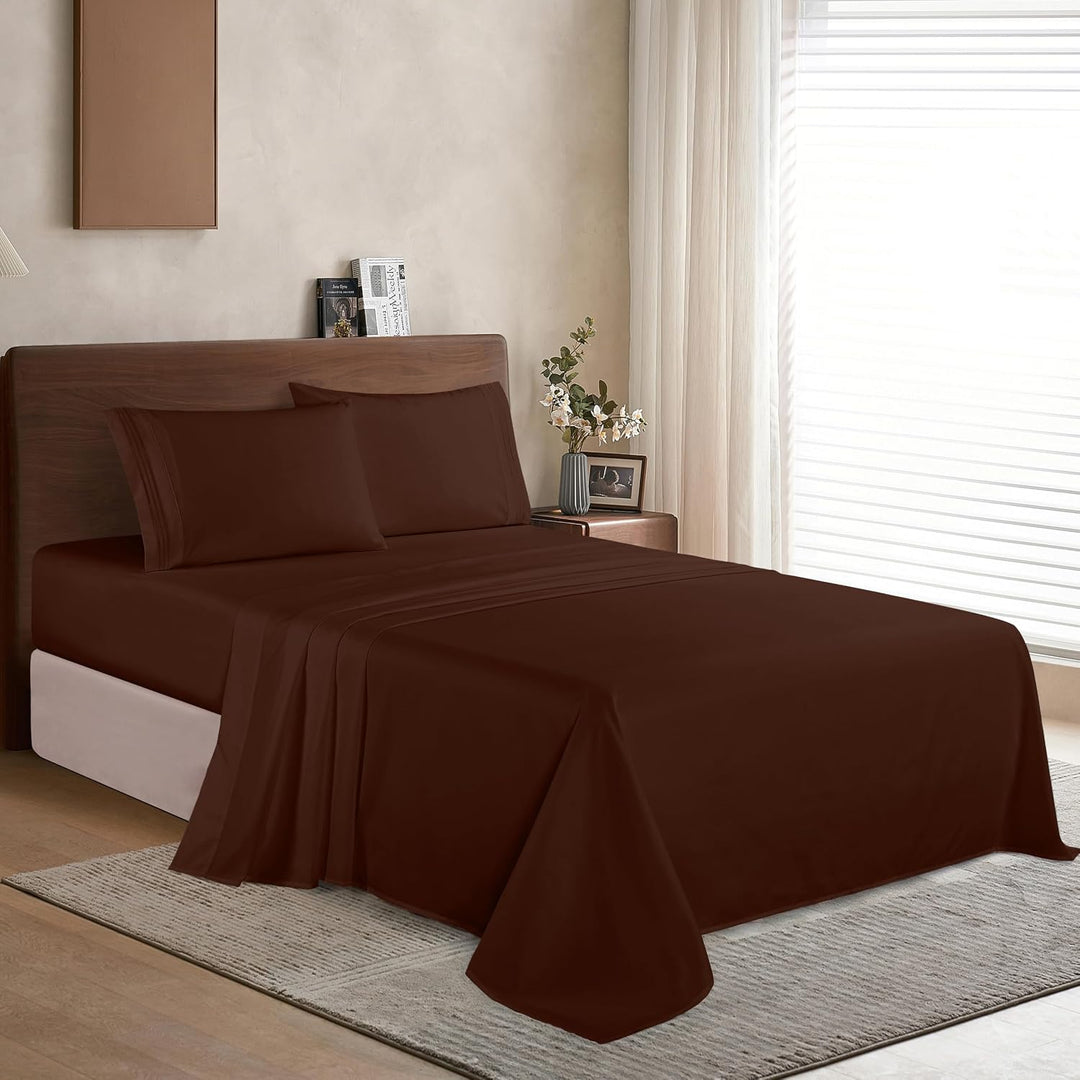 Elegant Comfort Bettwäsche-Set, luxuriös, weich, Fadenzahl 1500, ägyptische Qualität, Knitter- und l