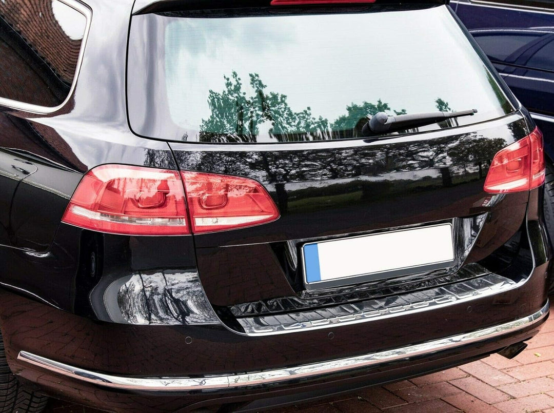 Ladekantenschutz Edelstahl CHROM kompatibel für VW PASSAT B7 KOMBI & ALLTRACK | 2010-2014 | premium