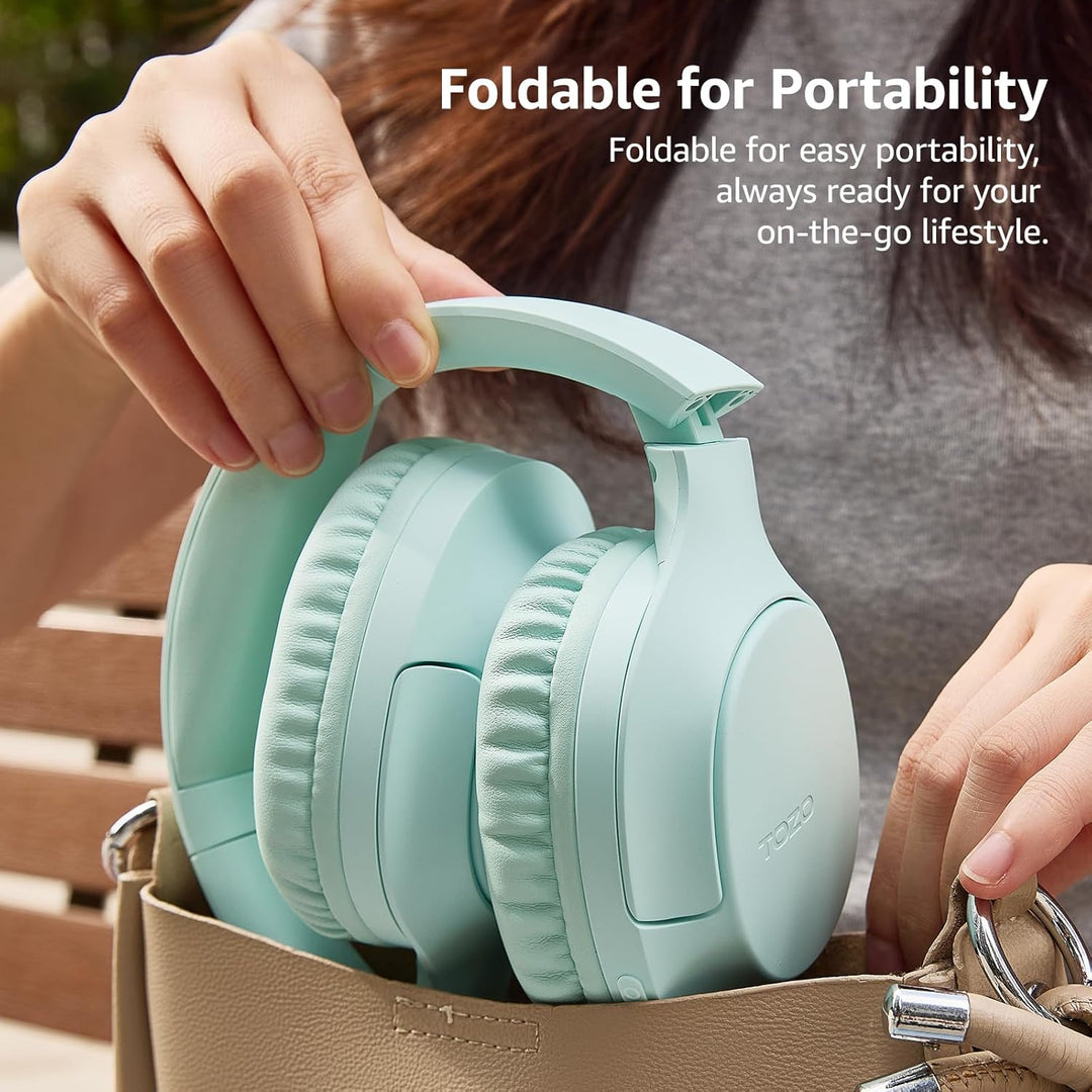 TOZO HA1 Over Ear Kopfhörer, Kopfhörer Kabellos Bluetooth 5.4, ENC Noise Cancelling Kopfhörer mit 70