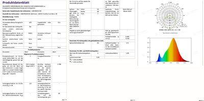 LABOREDUCER LED Unterbauleuchte Küche dimmbare 6er 24V 30cm Schrankbeleuchtung Steckerleiste Küchenl