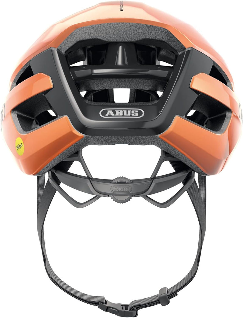 ABUS Rennradhelm PowerDome MIPS - leichter Fahrradhelm mit cleverem Belüftungssystem und Aufprallsch