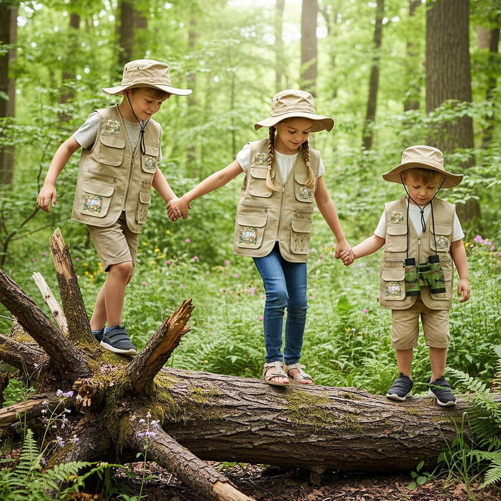 5 Pcs Forscherset für Kinder Entdecker Set für Welt Dinosaurier
