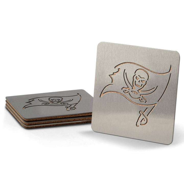 YouTheFan NFL Sportula Edelstahl-Untersetzer Tampa Bay Buccaneers, Tampa Bay Buccaneers