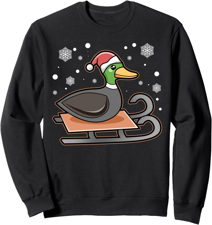 Christmas Ente Lustiges Enten Xmas süsser Ente Weihnachten Sweatshirt