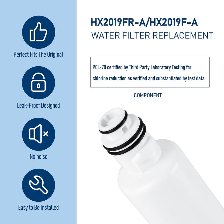 HX2019F-A/HX2019FR-A Filterersatz, kompatibel mit Hisense® HRM260N6TSE, HRFD560SW, HRCD585BW, HRFD63