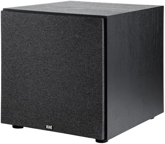 ELAC Debut 3.0 DS123 Subwoofer – Ideal für die Musikwiedergabe über Ihre Stereoanlage als Teil eines