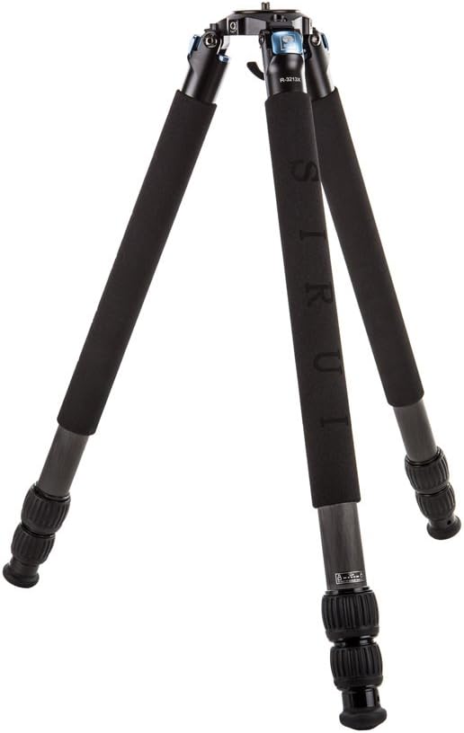 Sirui R-3213X Studio-Dreibeinstativ mit Mittelsäule und 75 mm Adapterhalbschale, 10x Carbon, R-3213X