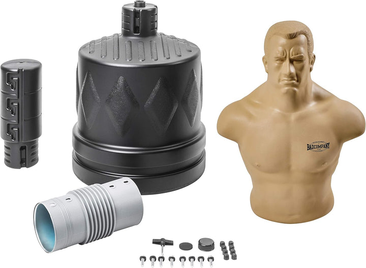 Bad Company Bob der Box-Dummy I Höhenverstellbarer Boxsack-Torso für gezieltes Kombinationstraining
