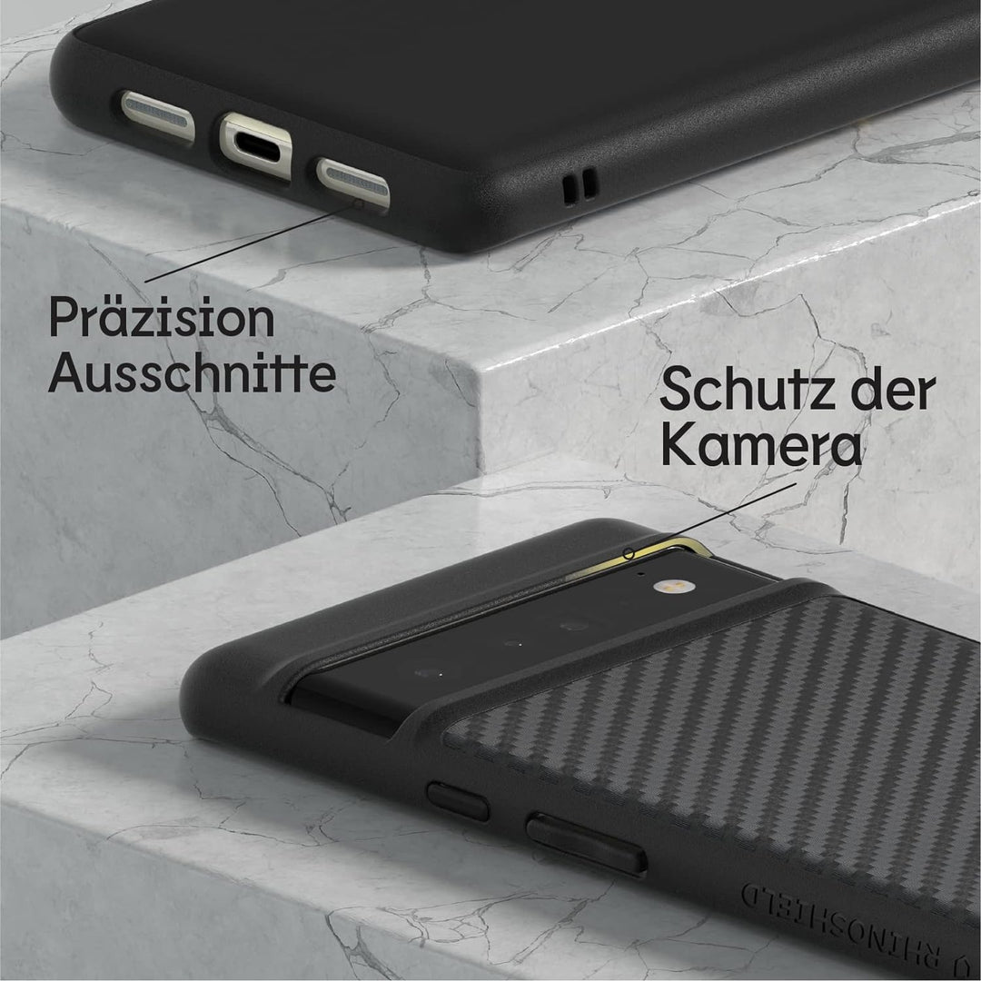 RhinoShield Case kompatibel mit [Google Pixel 6 Pro] | SolidSuit - Stossdämpfende & schlanke Schutzh