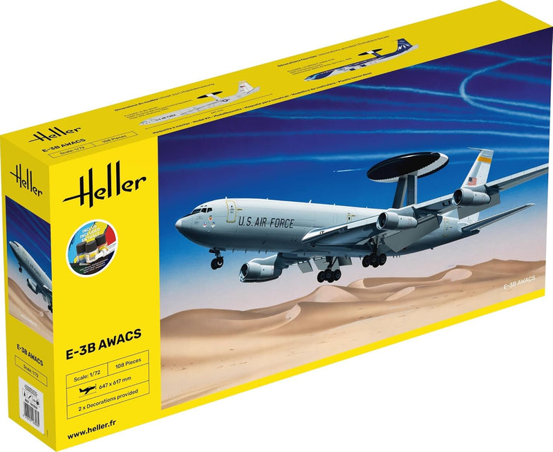 Heller 56308 Starter Kit E-3B AWACS 1/72