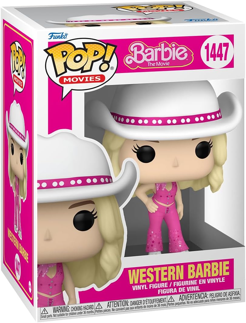 Funko Barbie Western Barbie Vinyl Figur 1447 Unisex Pop! Multicolor Vinyl Fan-Merch, Filme Einheitsg