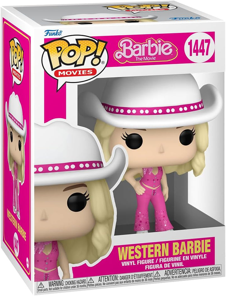 Funko Barbie Western Barbie Vinyl Figur 1447 Unisex Pop! Multicolor Vinyl Fan-Merch, Filme Einheitsg