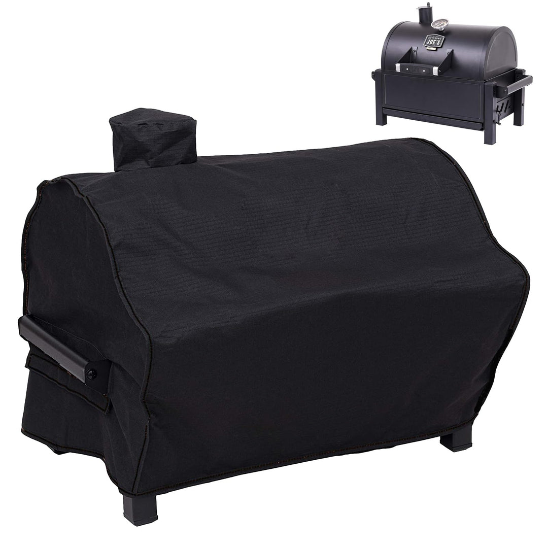 Blackhoso Holzkohlegrill-Abdeckung für Oklahoma Joe's Rambler Tischgrill 7388393P06 600D Polyester H