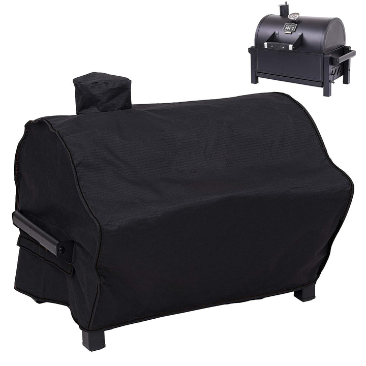 Blackhoso Holzkohlegrill-Abdeckung für Oklahoma Joe's Rambler Tischgrill 7388393P06 600D Polyester H