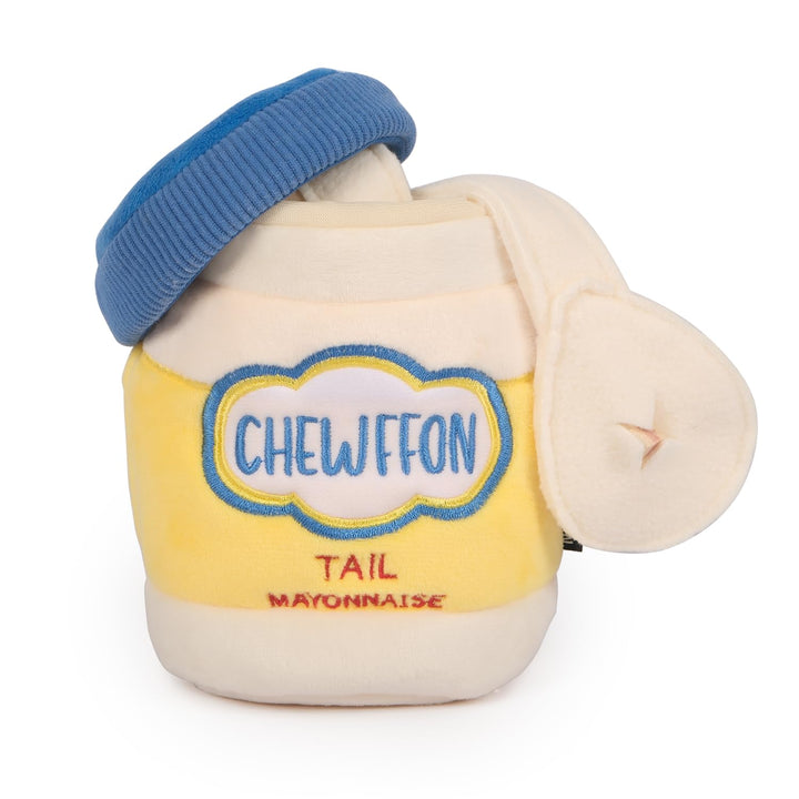 CHEWFFON Hundespielzeug, Interaktives Mayonnaise Jar Puzzle, Schnüffelspielzeug zur geistigen Stimul