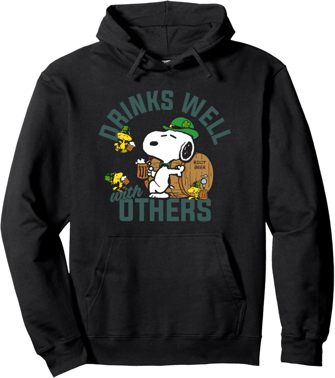 Peanuts St Patrick's Day Trinkt gut mit anderen Pullover Hoodie