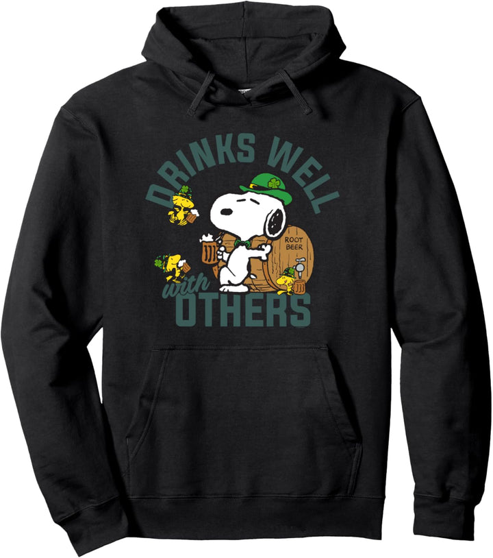 Peanuts St Patrick's Day Trinkt gut mit anderen Pullover Hoodie