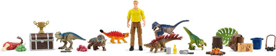 schleich 98984 Adventskalender 2023 DINOSAURS, ab 5 Jahren, DINOSAURS - Spielset, 24 Teile