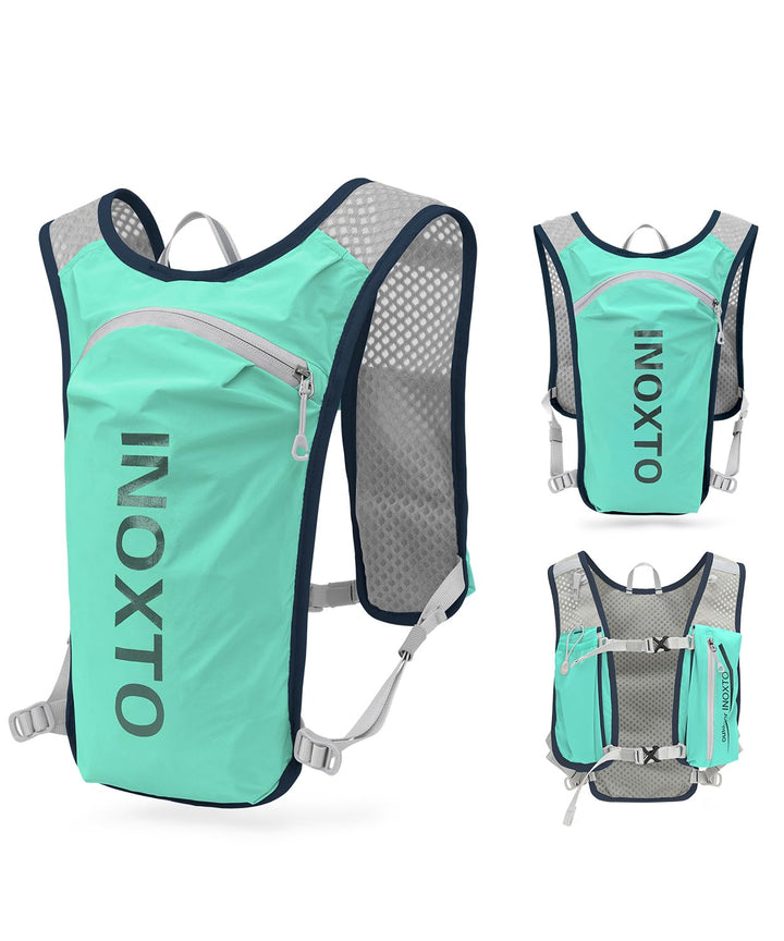 INOXTO Laufrucksack, 5L Leichter Trinkbeutel, geeignet für Outdoor-Wandern, Radwettbewerb, Bergsteig