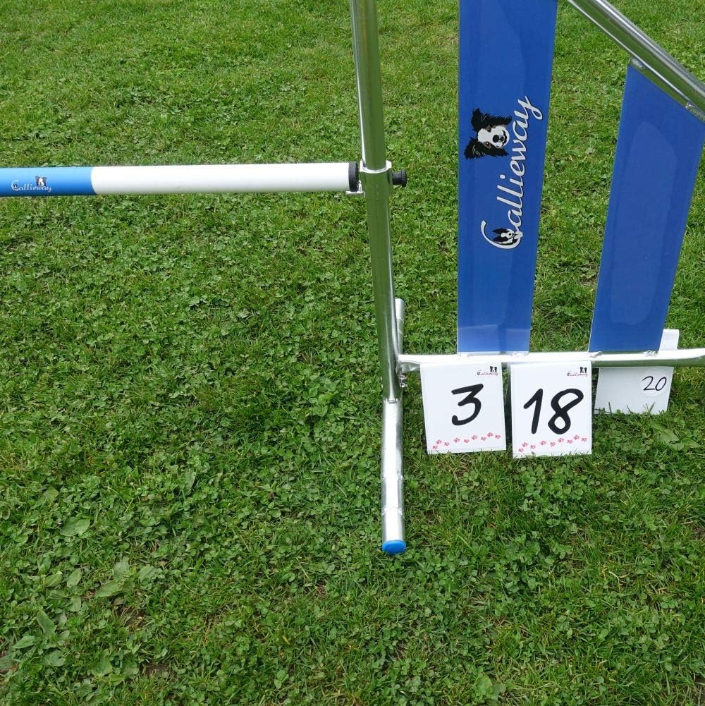 Agility Parcoursnummern/Rally Obedience Nummern/Zahlen - Set/Nummernschilder - durchnummeriertes Set
