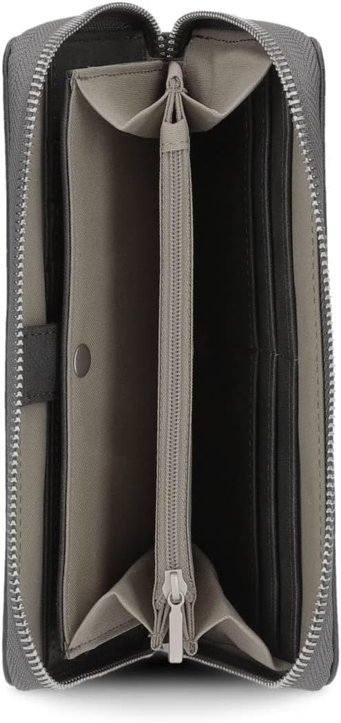 Zwei grosse Damen Geldbörse O.Wallet OW2 Portemonnaie mit Fach für EInkaufswagenmünze, Geldbeutel mi