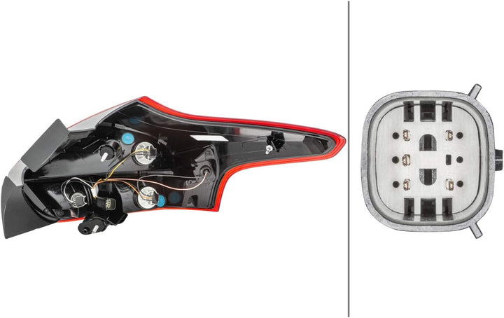 HELLA 2VP 354 828-071 Heckleuchte - LED - links - für u.a. Ford Focus Iii