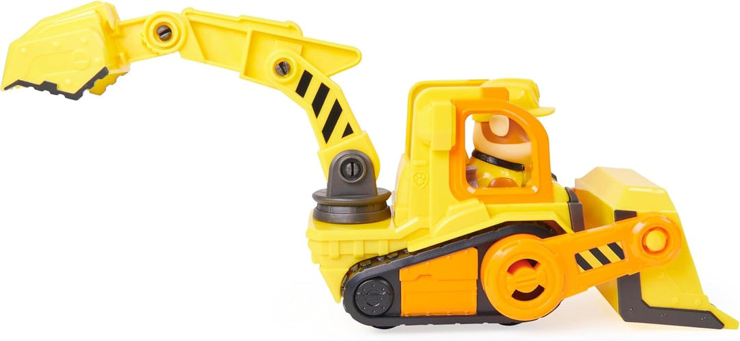 Rubble & Crew - Planierraupen-Baufahrzeug mit Rubble-Figur (Basis Fahrzeug), Spielzeug für Kinder ab