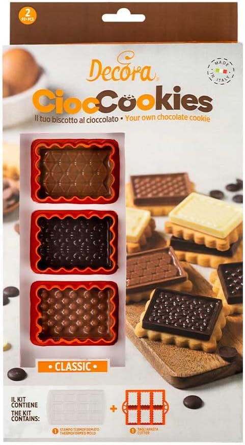 Decora 0255156 Set 2 PCS for Chocolate GALLETTE Classic