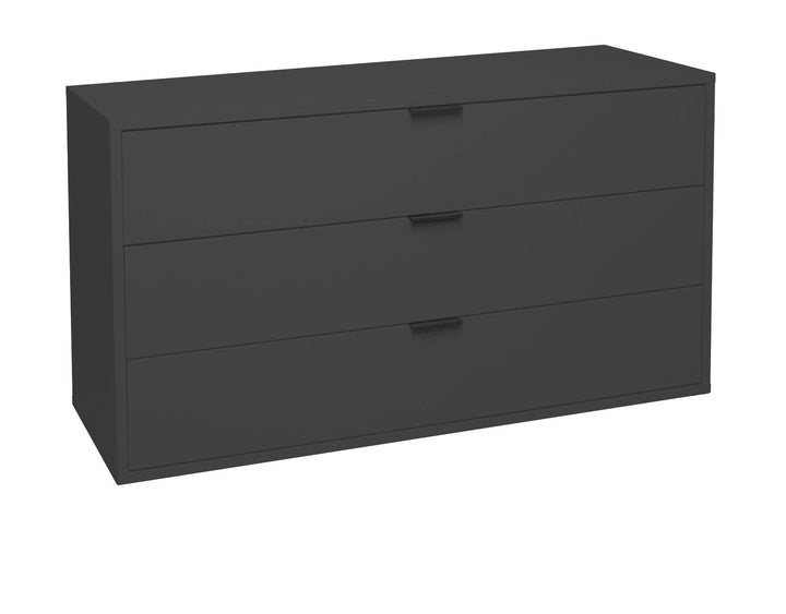 Bonnie/KO_03-119 Anthrazit matt Lack Schubladenkommode Kommode Sideboard ca. 119 x 67 x 45 cm