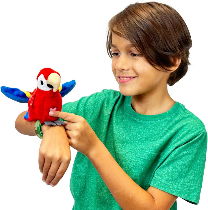 Interaktiver Plüschvogel – Nachsprech-Modus, Musik & Chirping Sounds, Schlafmodus, Wiederaufladbar,