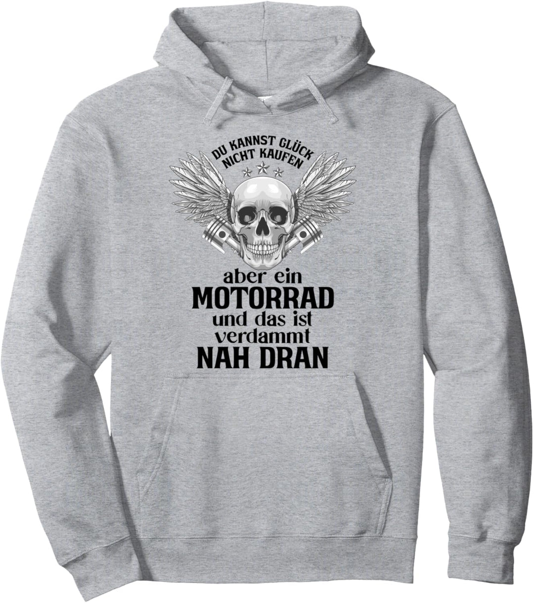 Motorradfahrer Geschenk für Männer Motorrad Grafik Spruch Gr Pullover Hoodie