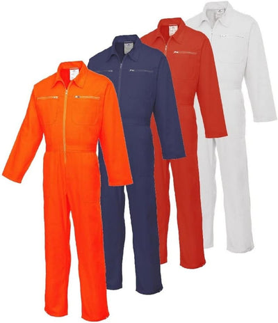 Portwest Baumwoll Overall, Grösse: M, Farbe: Orange, C811ORRM M Arancio, M Arancio