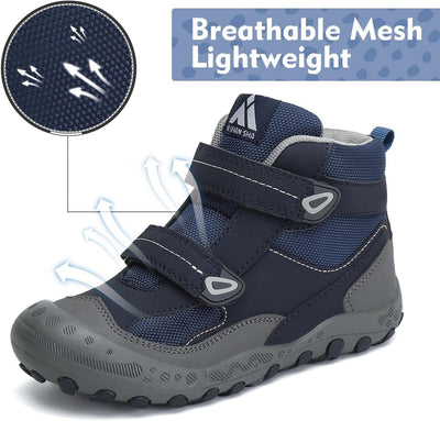 Mishansha Kinder Wanderschuhe Trekking Wanderstiefel Outdoor Trekkingschuhe 26 EU Signalblau, 26 EU