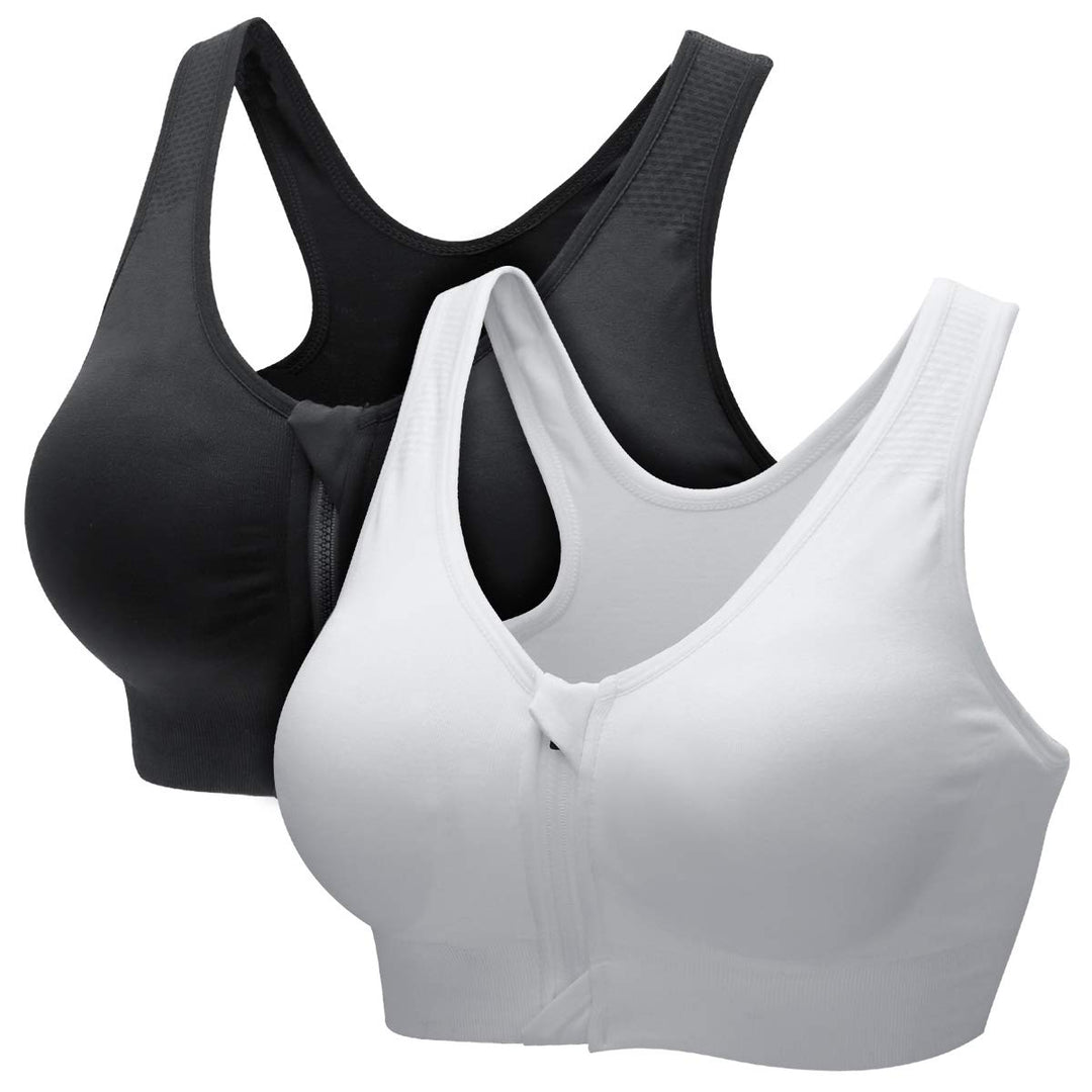 CARETOO Damen Sport BH Stark Halt Active Bra Höhe Beanspruchung Trainieren Bustier Fuer Yoga Fitness