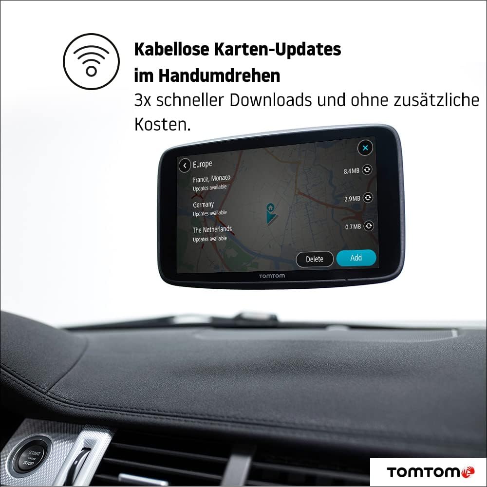 TomTom Navigationsgerät GO Discover (5 Zoll, Stauvermeidung Dank TomTom Traffic, Karten-Updates Welt