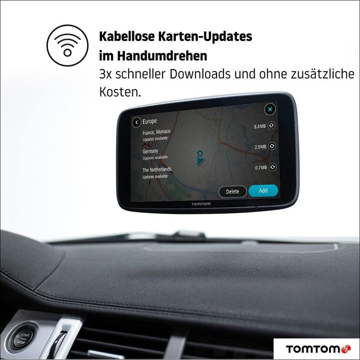 TomTom Navigationsgerät GO Discover (5 Zoll, Stauvermeidung Dank TomTom Traffic, Karten-Updates Welt