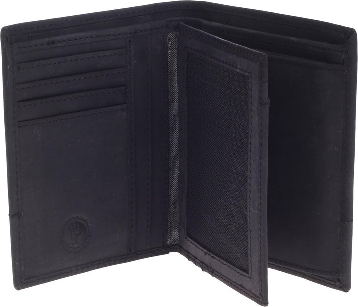 Greenburry Vintage Revival Herren Geldbörse Schwarz 10x12,5x2cm Lederbörse Geldbeutel