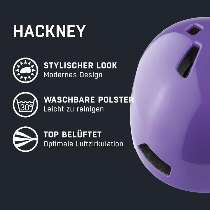 ALPINA HACKNEY - Leichter, Bruchfester & Optimal Klimatisierter Fahrradhelm Mit Nachrüstbarem LED Fü