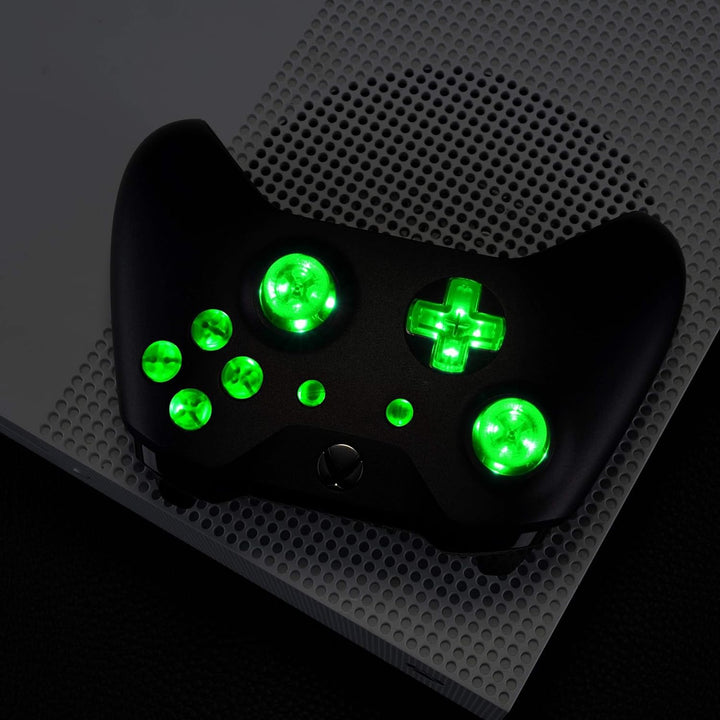 eXtremeRate LED Taste für Xbox One Controller, Bleuchtung Knöpfe Buttons D-pad Thumbsticks ABXY Butt